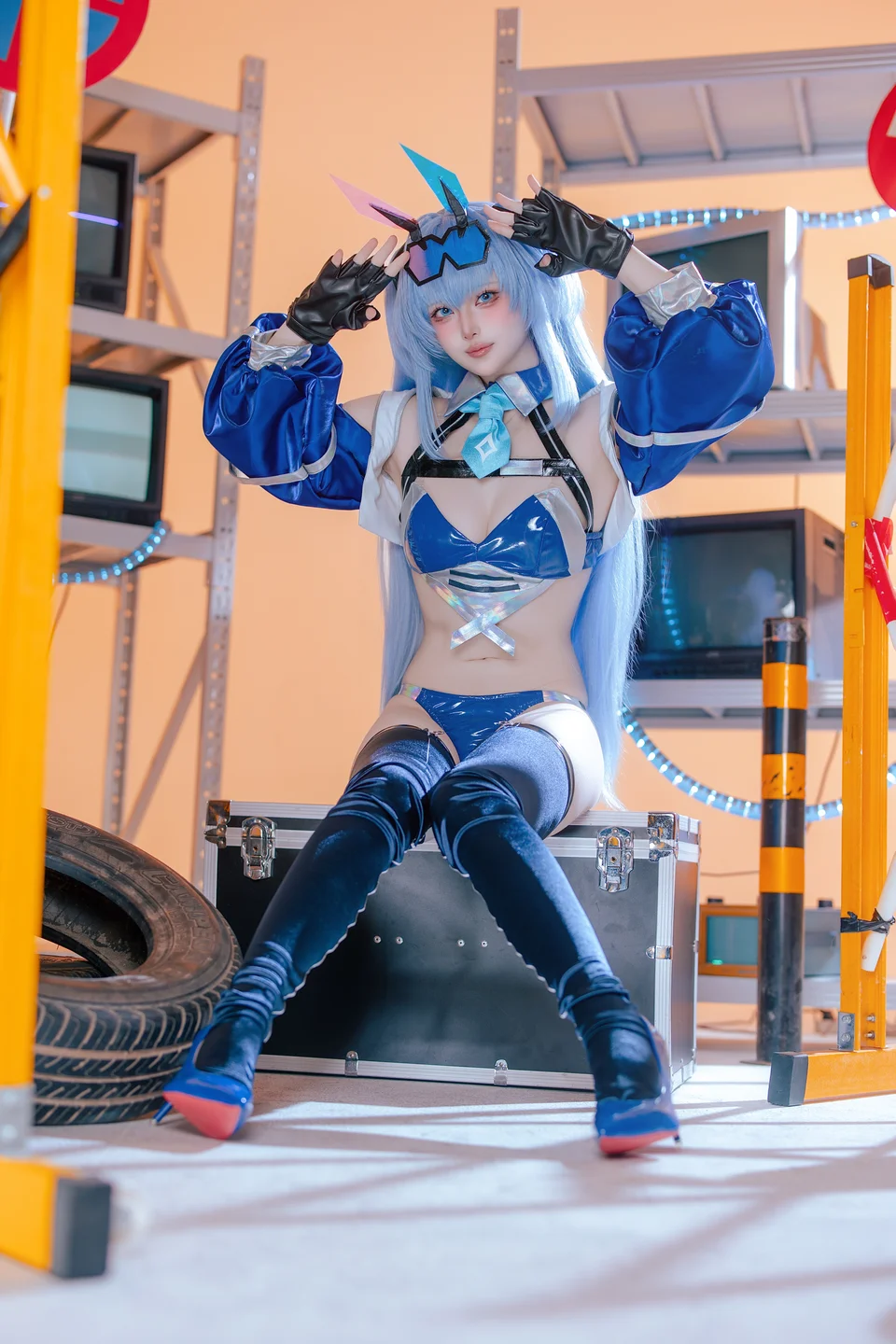 屿鱼 - No.082 碧蓝航线 花园赛车服 [82P-792MB] tg@simisebaisi 【丝足阁】004.webp